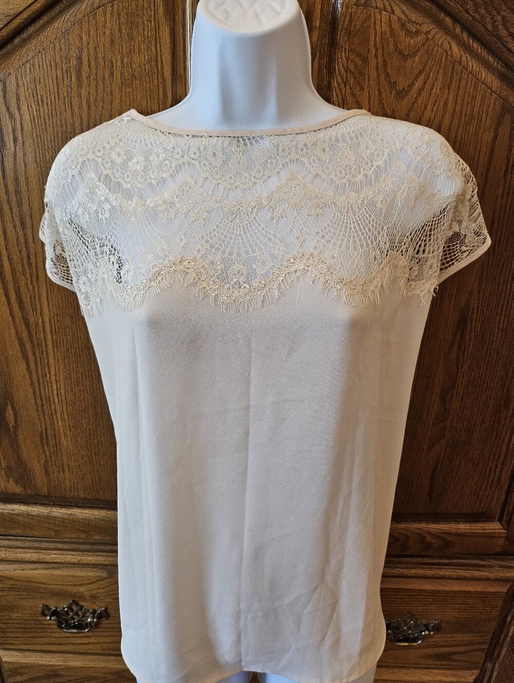 Lace Yoke Women’s Top!